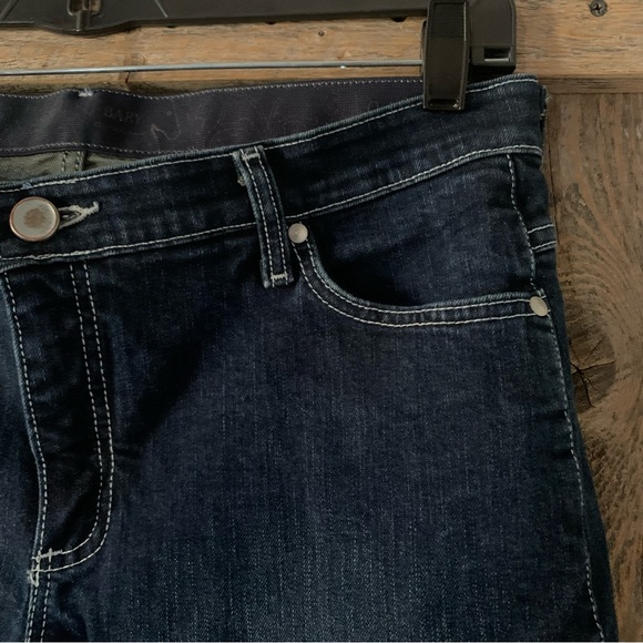 Women’s 13/14 x 34 WRANGLER Q BABY Dark Blue Jeans Bootcut Embellished - Picture 5 of 16